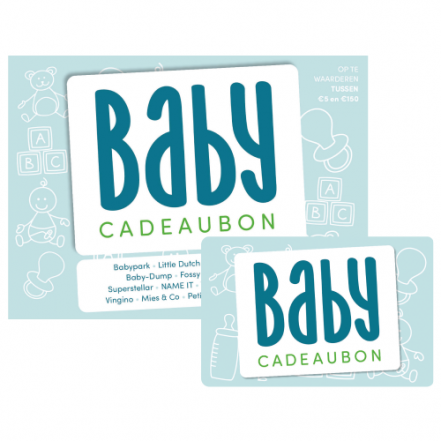 Babycadeaubon blauw